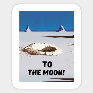 To the Moon! Sticker